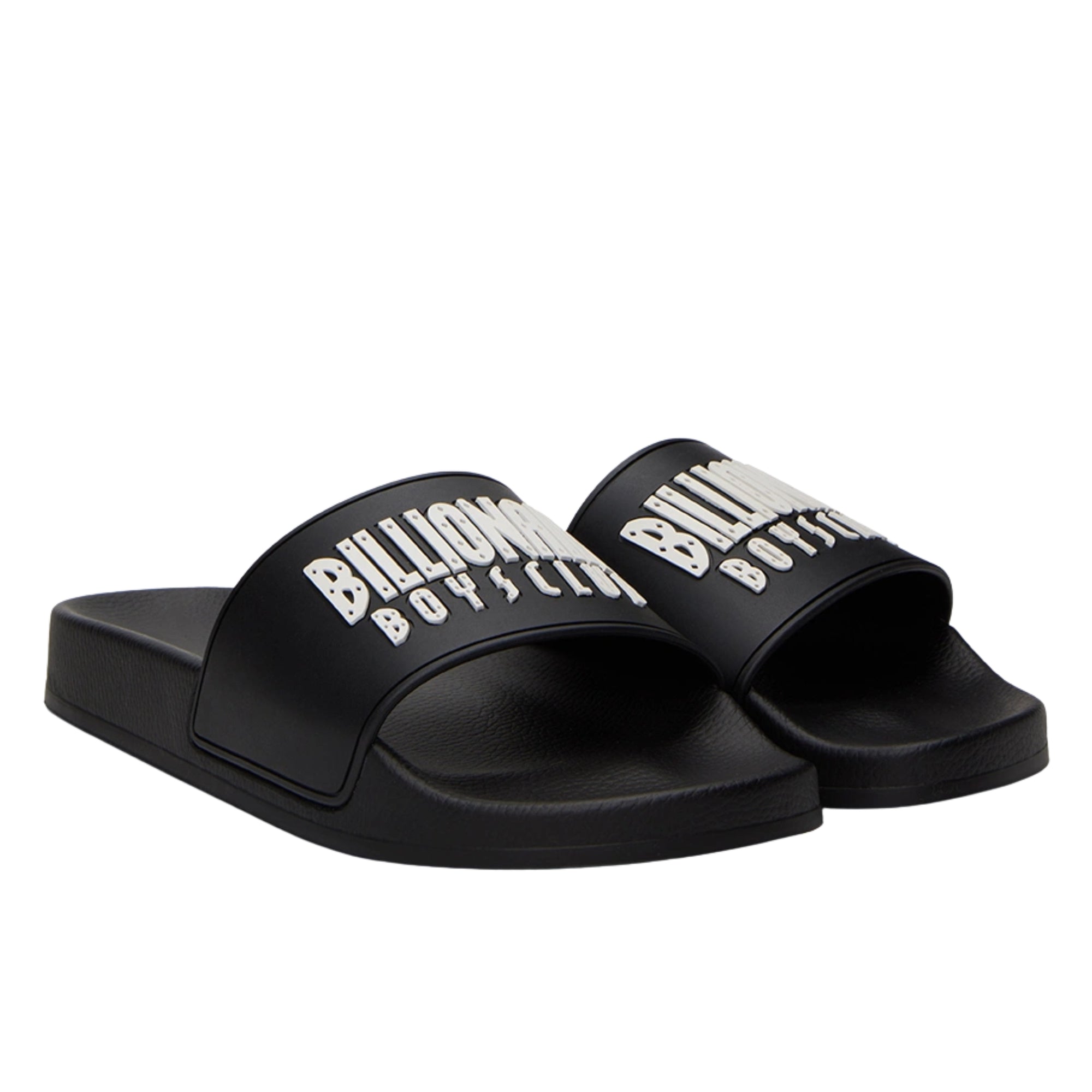 Billionaire Boys Club Straight Logo Sliders Black-AL Capone Premium