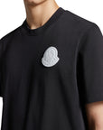 Moncler T-Shirt Patch Logo Black-AL Capone Premium