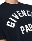 Givenchy T-Shirt Logo Navy-White