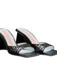 Chiara Ferragni Heel Mule Cocco Black