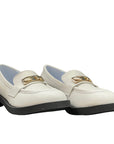 Chiara Ferragni Ladies Sneaker Cfs10 Mocassino Eyestar Lock Shoe White