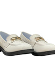 Chiara Ferragni Ladies Sneaker Cfs10 Mocassino Eyestar Lock Shoe White
