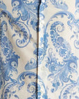 Etro Shirt Allover Paisley Print Blue-White-AL Capone Premium