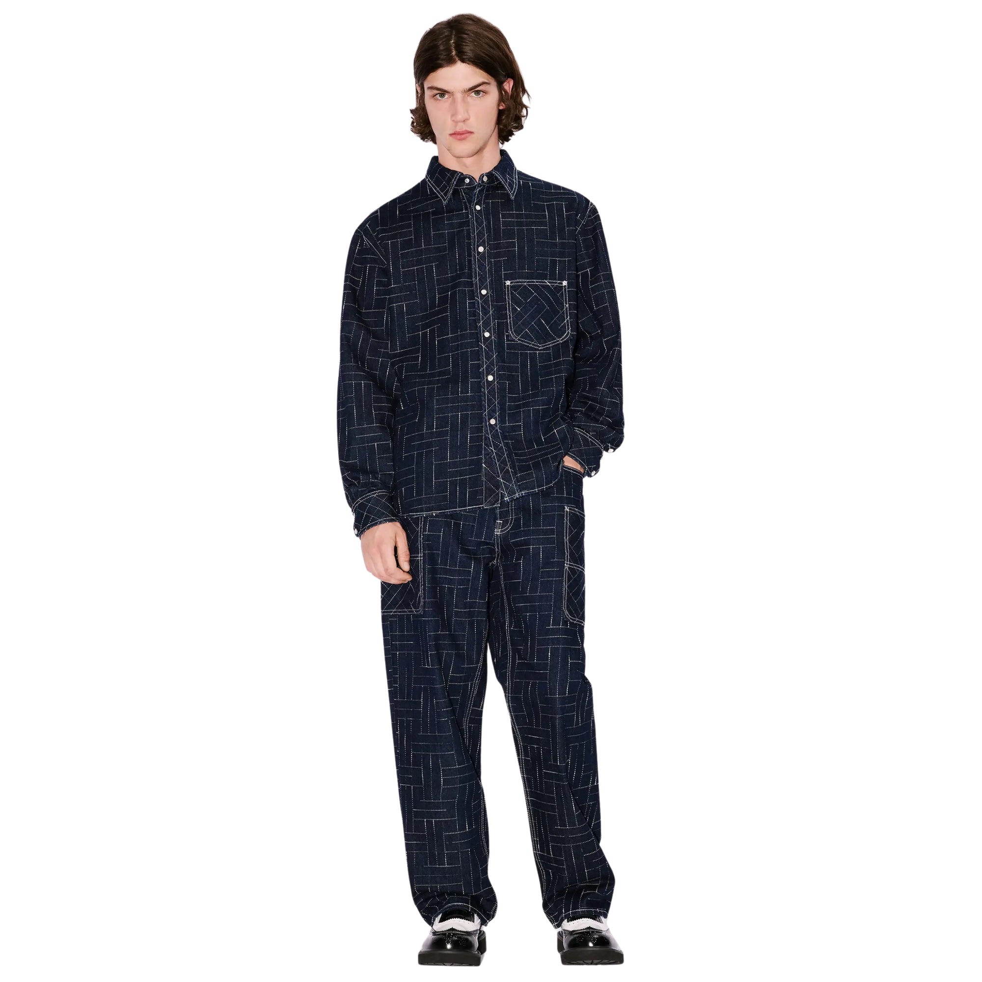 Kenzo Shirt Weave Denim Blue 2.0-AL Capone Premium
