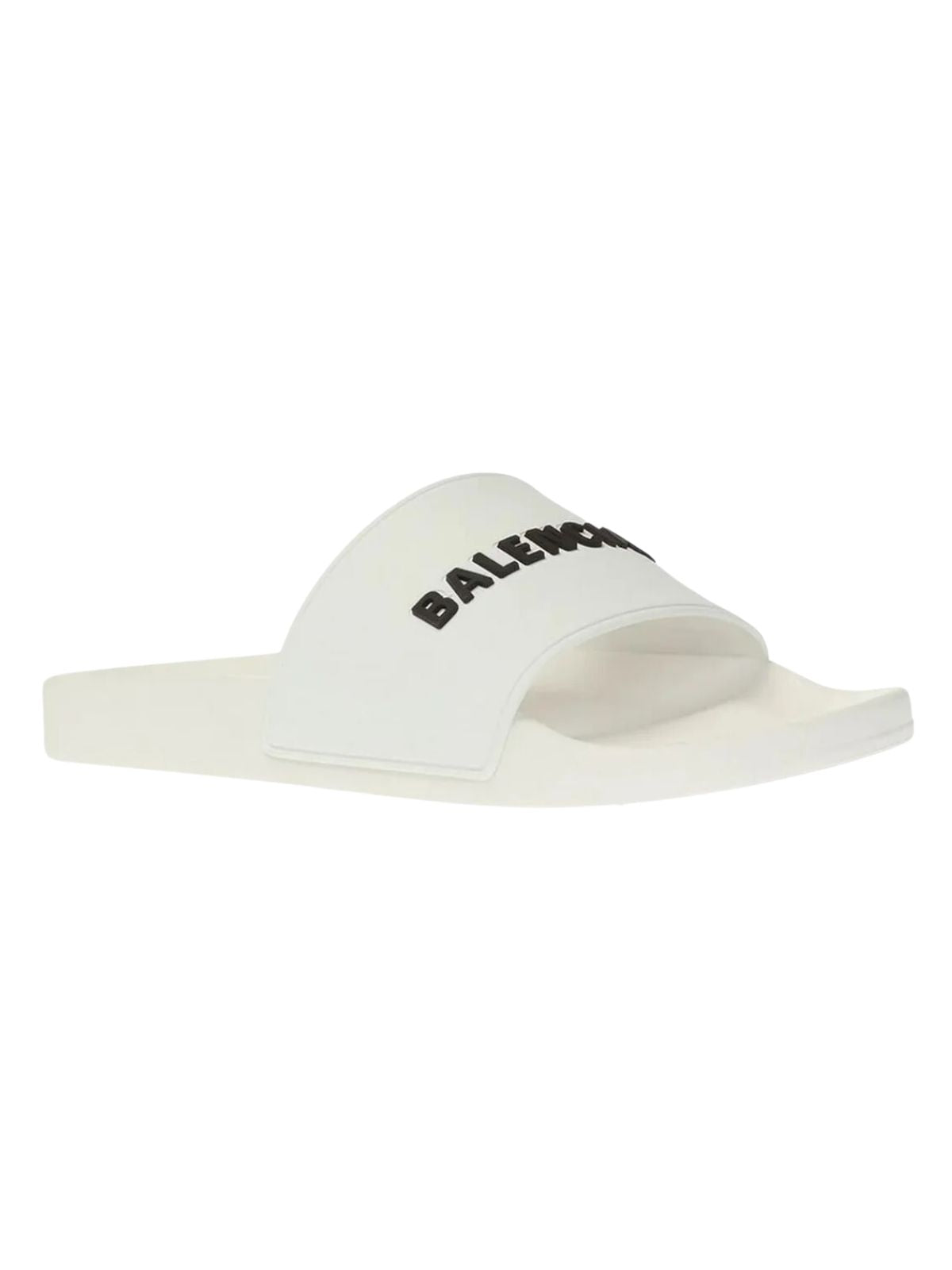 Balenciaga Slide Logo White-AL Capone Premium