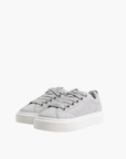 Cleens Sneaker C47 Leather White Sole Grey