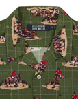 Billionaire Boys Club Shirt S/S Space Hunt Green-AL Capone Premium