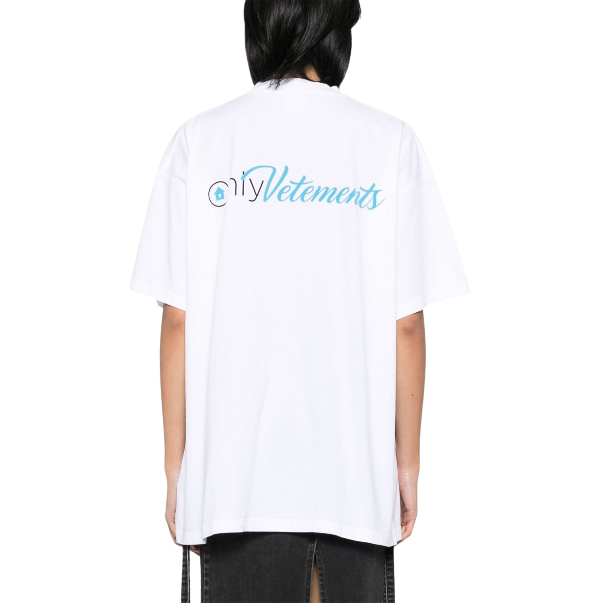 Vetements T-Shirt Only Vetements Regular White-AL Capone Premium