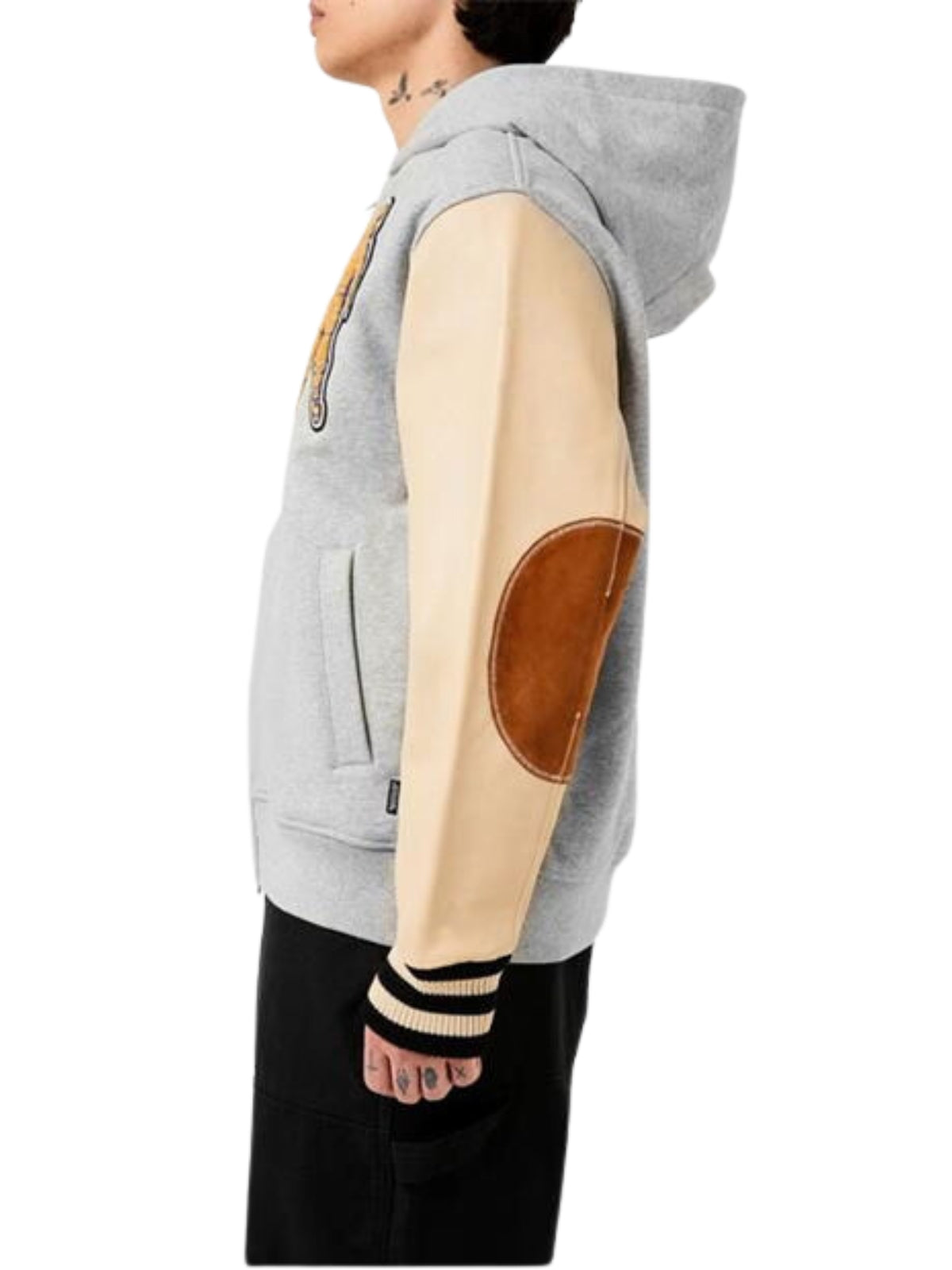Billionaire Boys Club Jacket Standing Astro Leather Heather Grey-AL Capone Premium