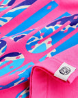 Billionaire Boys Club T-Shirt Camo Arch Logo Pink