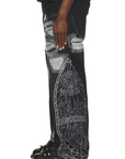 Who Decides War Jeans Darning Side Embroidery Coal-AL Capone Premium