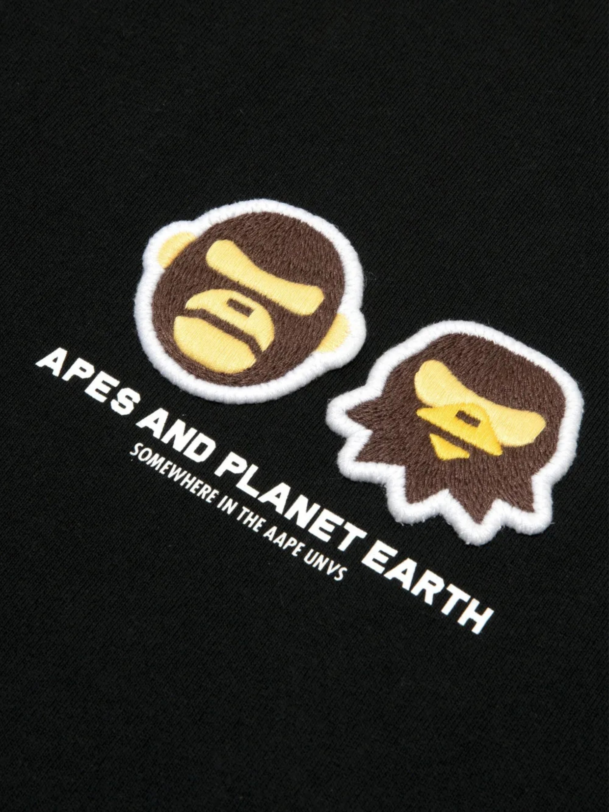 Aape T-Shirt Aaper Logo Black-AL Capone Premium