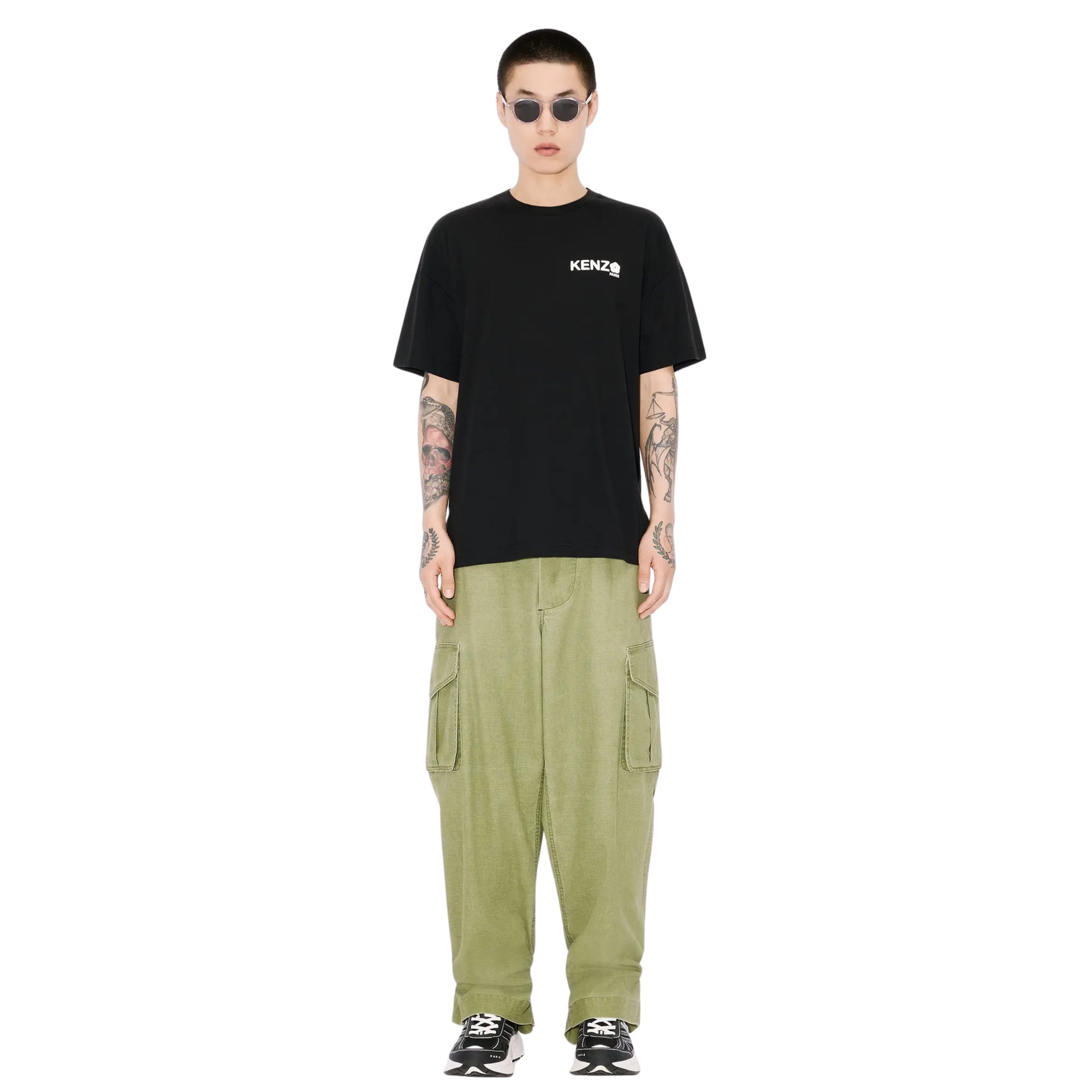 Kenzo T-Shirt Boke Flower 2.0 Black-AL Capone Premium