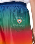 Casablanca Shorts Silk Monogram Multi Colours-AL Capone Premium