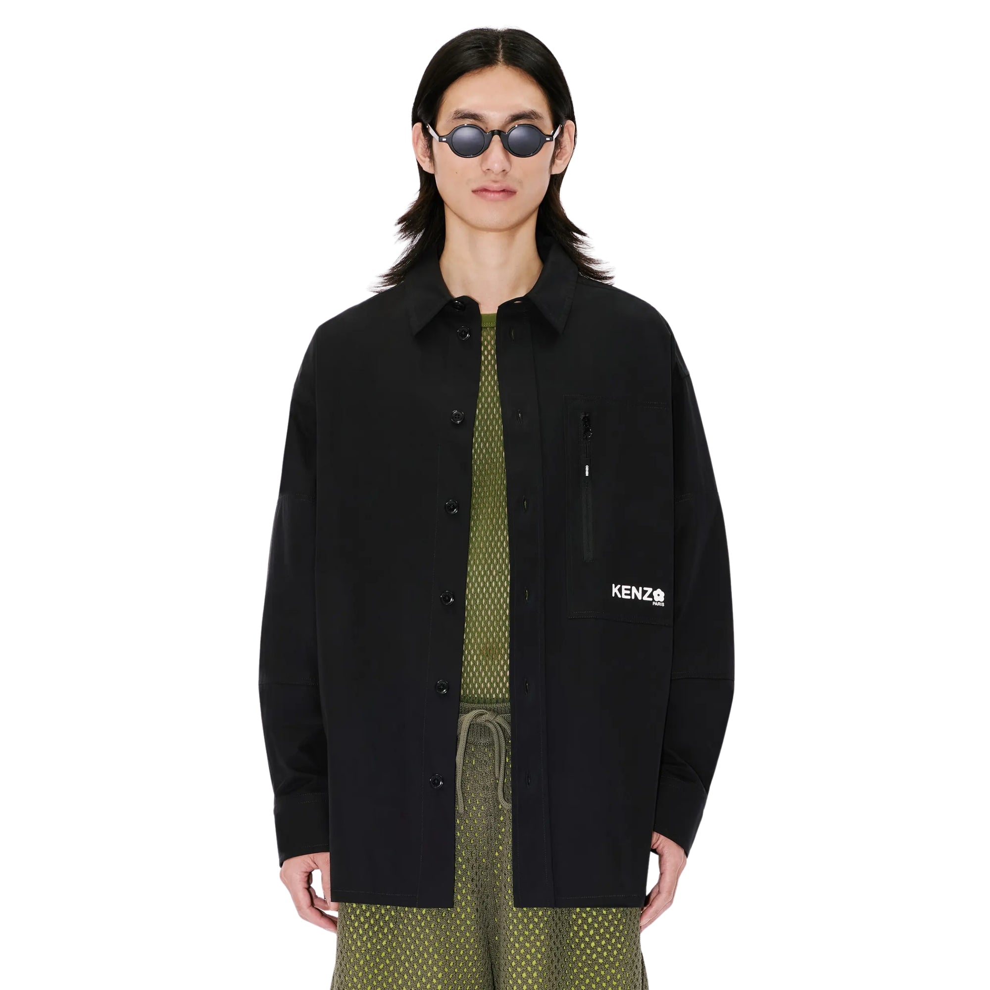 Kenzo Oversized Shirt Boke Flower 2.0 Black-AL Capone Premium