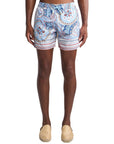 Etro Shorts Paisley Swimming Blue