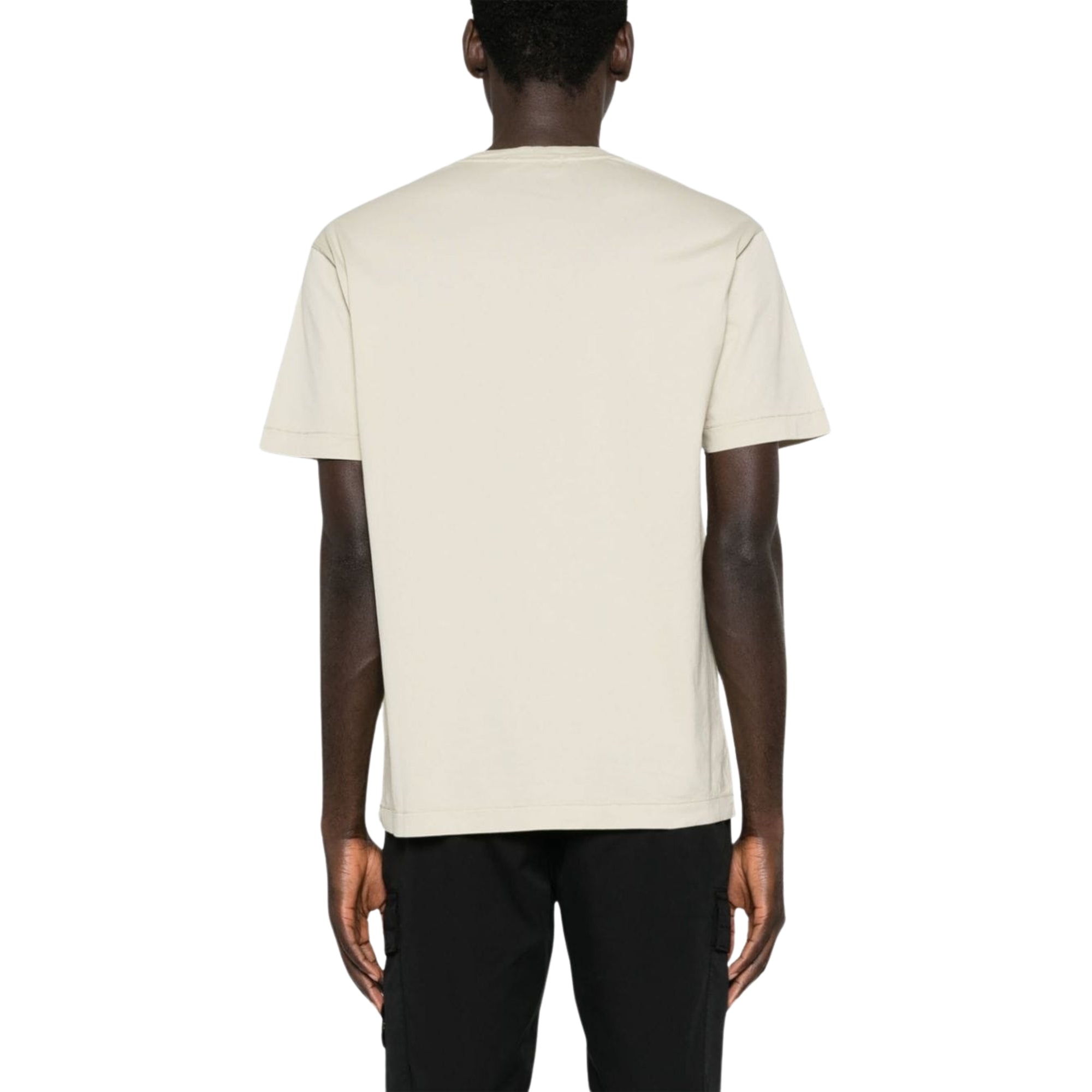 Stone Island T-Shirt Logo Cream-AL Capone Premium