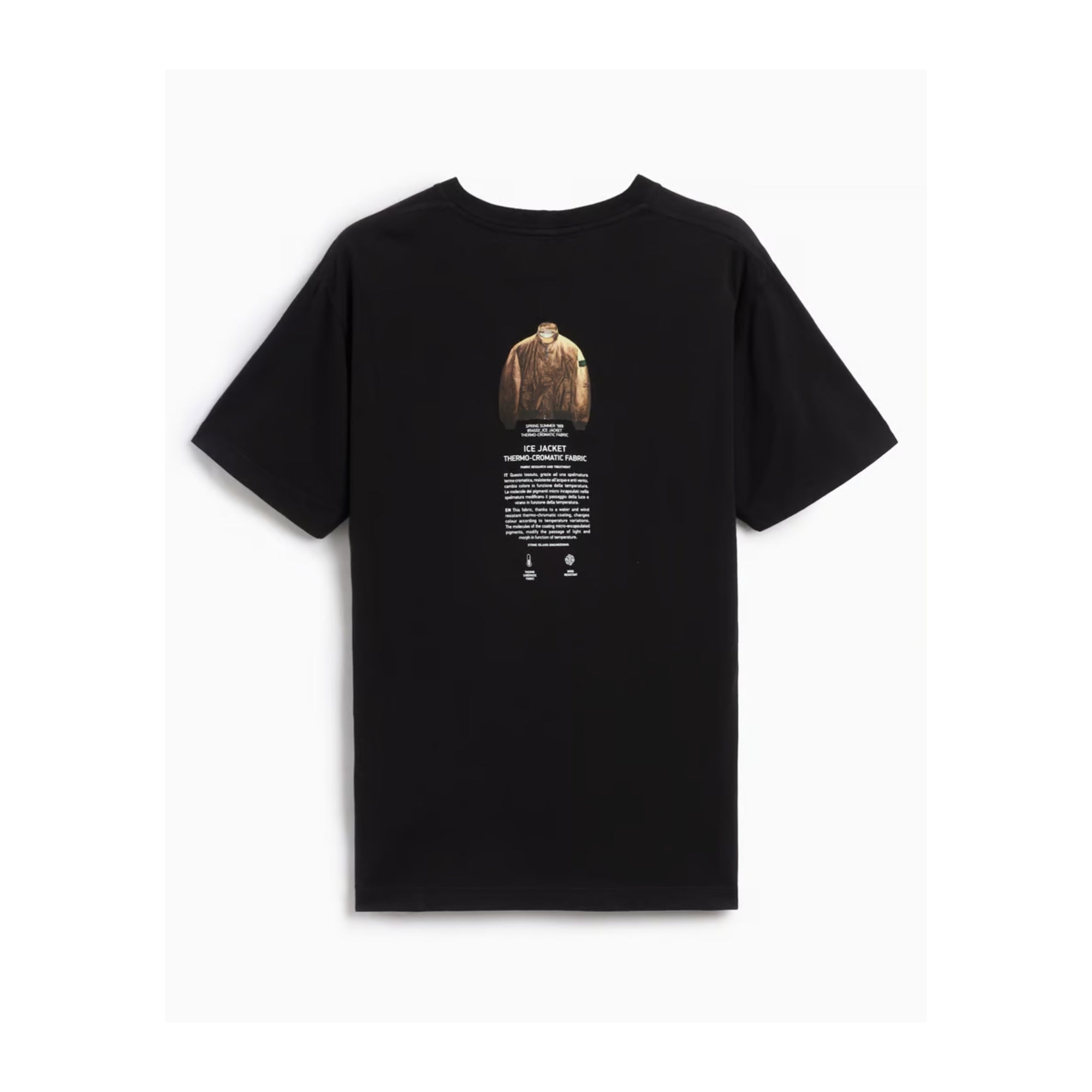 Stone Island T-Shirt Logo Black-AL Capone Premium