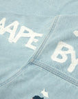 Aape Shirt Logo Long Sleeve Light Blue-AL Capone Premium