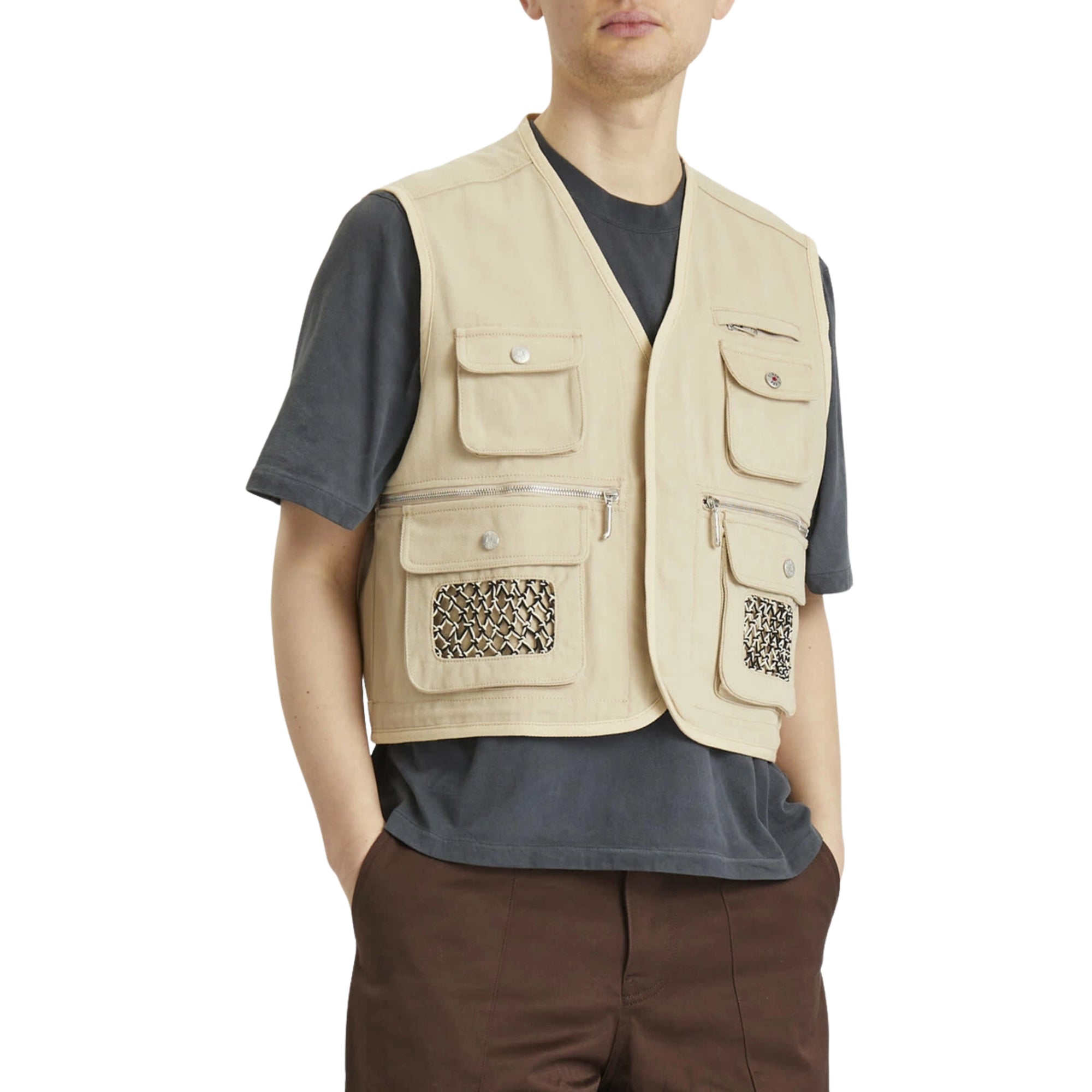 Kenzo Jacket Bomber Sleevless Beige-AL Capone Premium