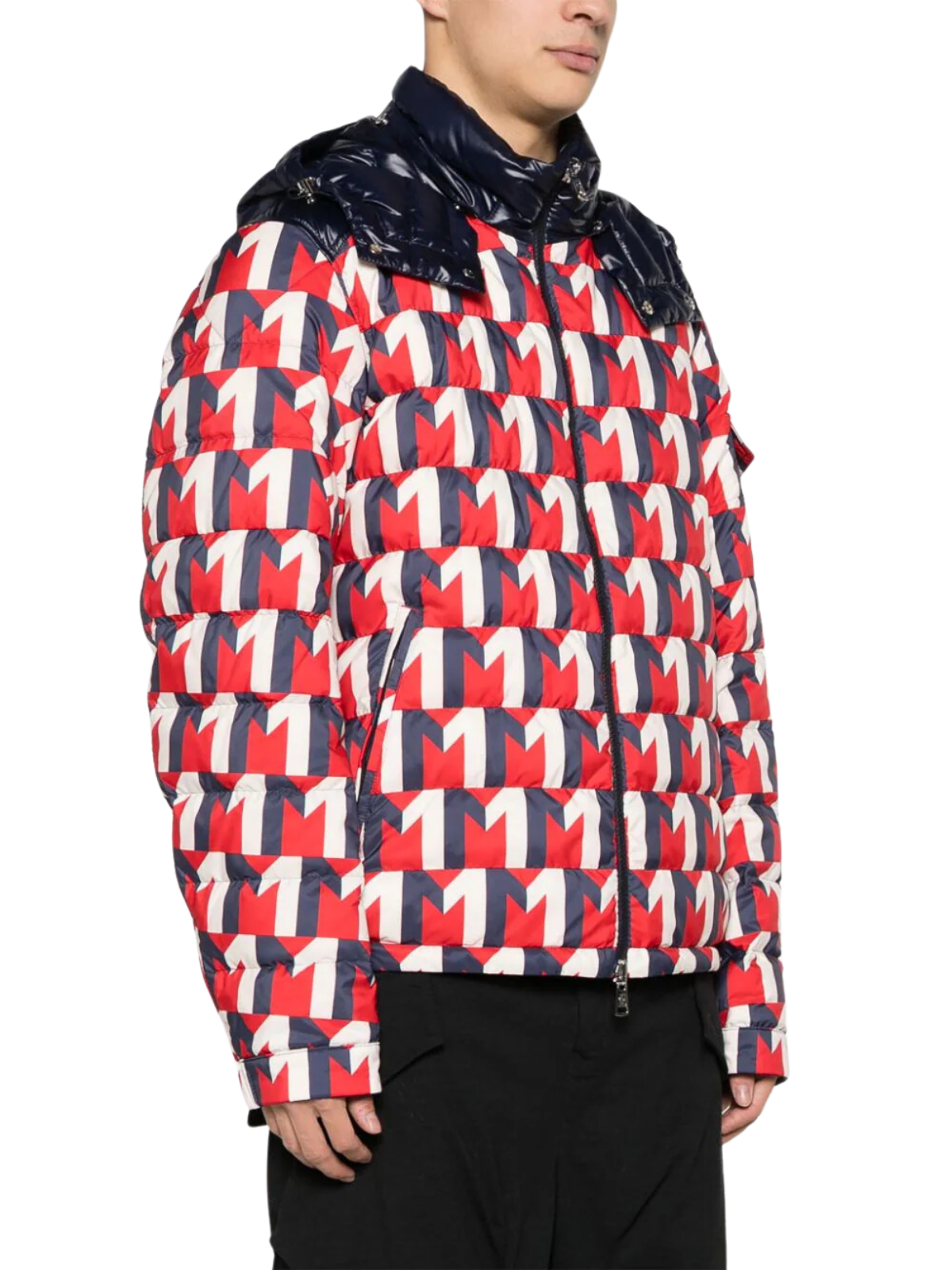 Moncler Jacket Monogram Red White Black AL Capone Premium