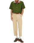 Drole De Monsieur Shirt Monogramme Dark Green