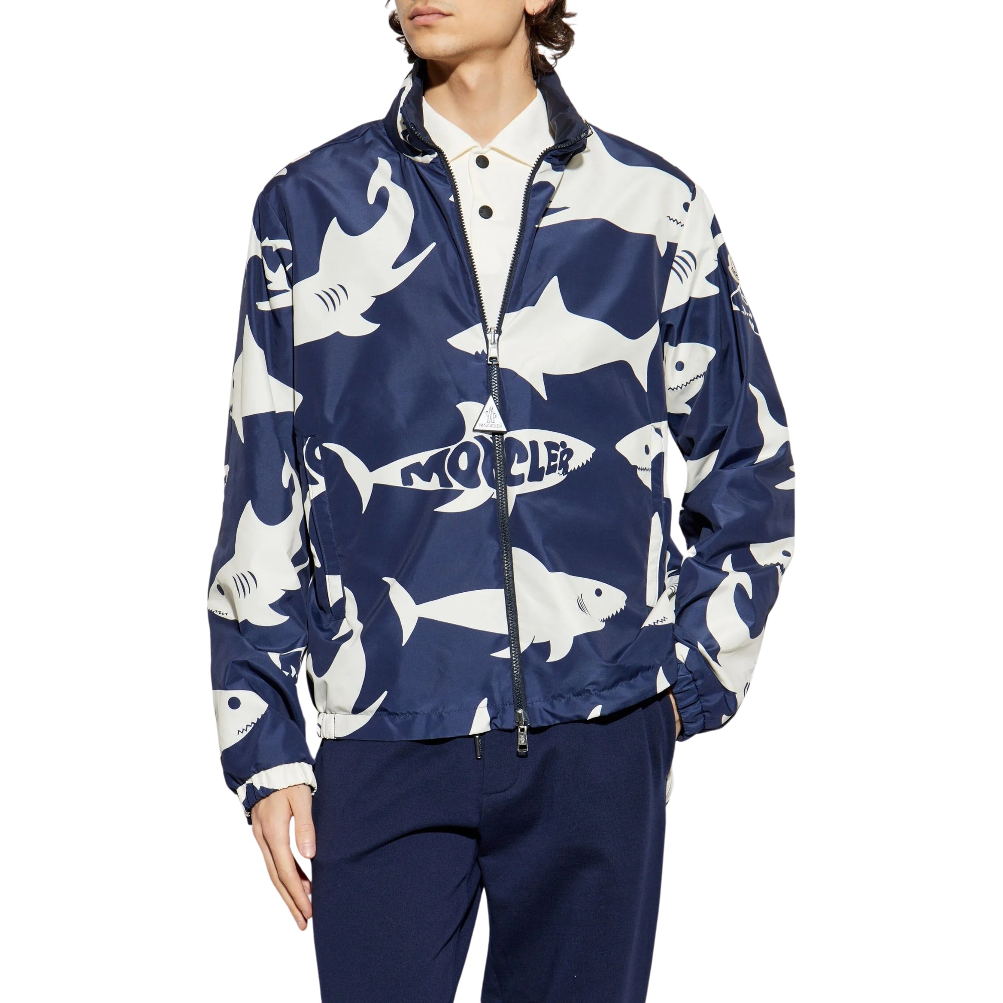 Moncler Jacket Lachat Blue-White-AL Capone Premium