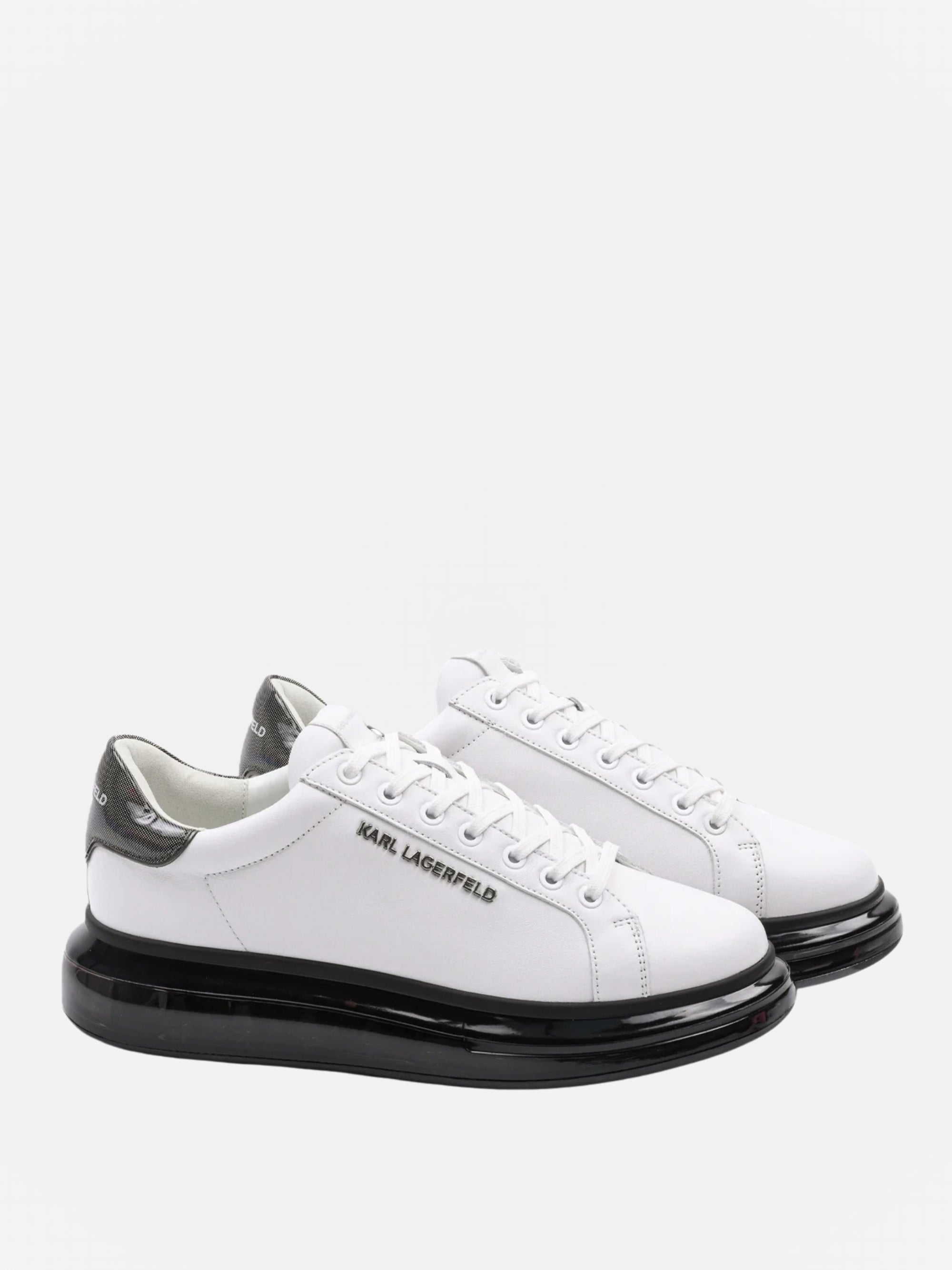 Karl Lagerfeld KL73 Kapri Kushion Lo Lace White Leather Black-AL Capone Premium