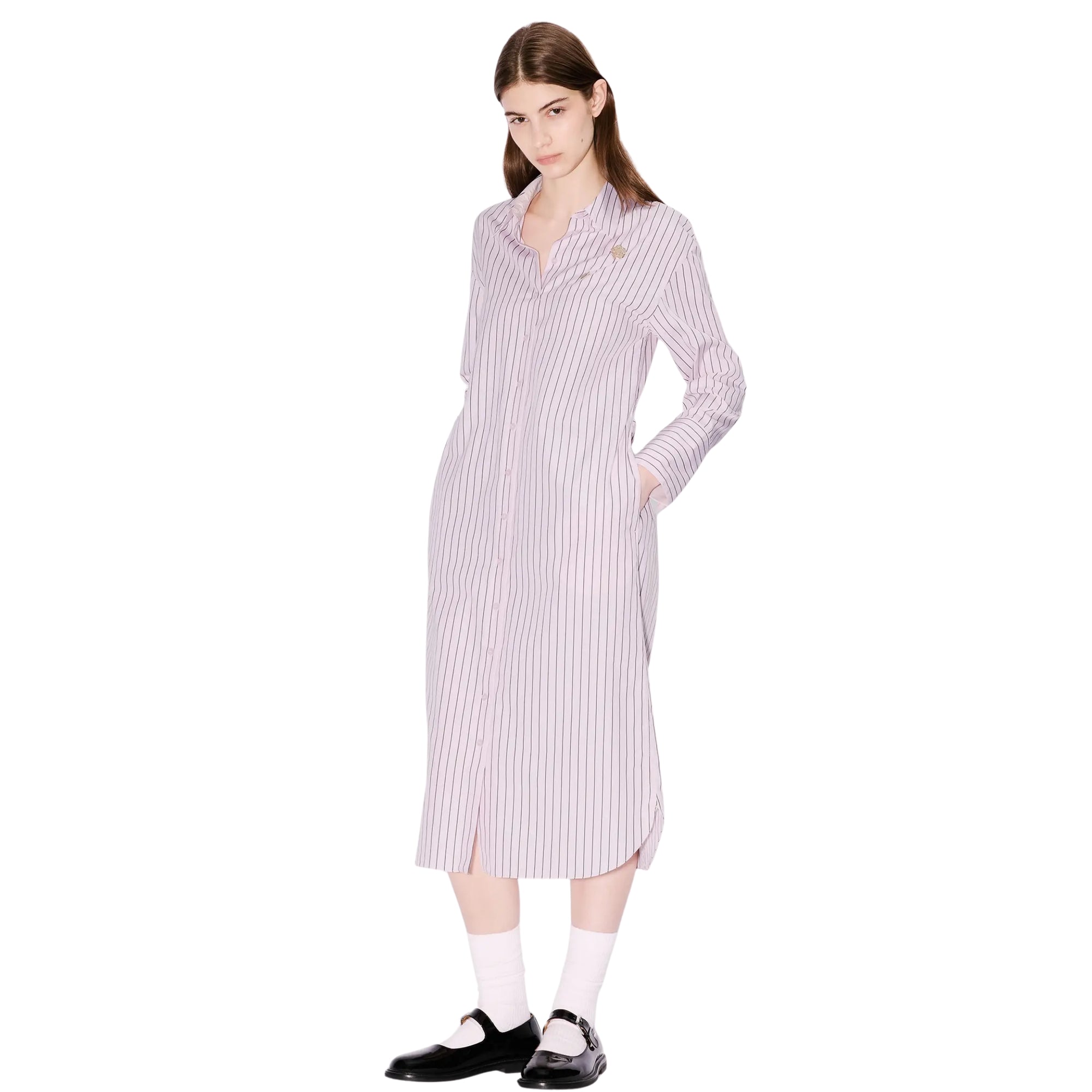Kenzo Dress Midi Straight Pink-AL Capone Premium