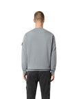 Stone Island Sweater Sleeve Logo Grey