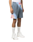 Msgm Shorts Bermuda Allover Print-AL Capone Premium