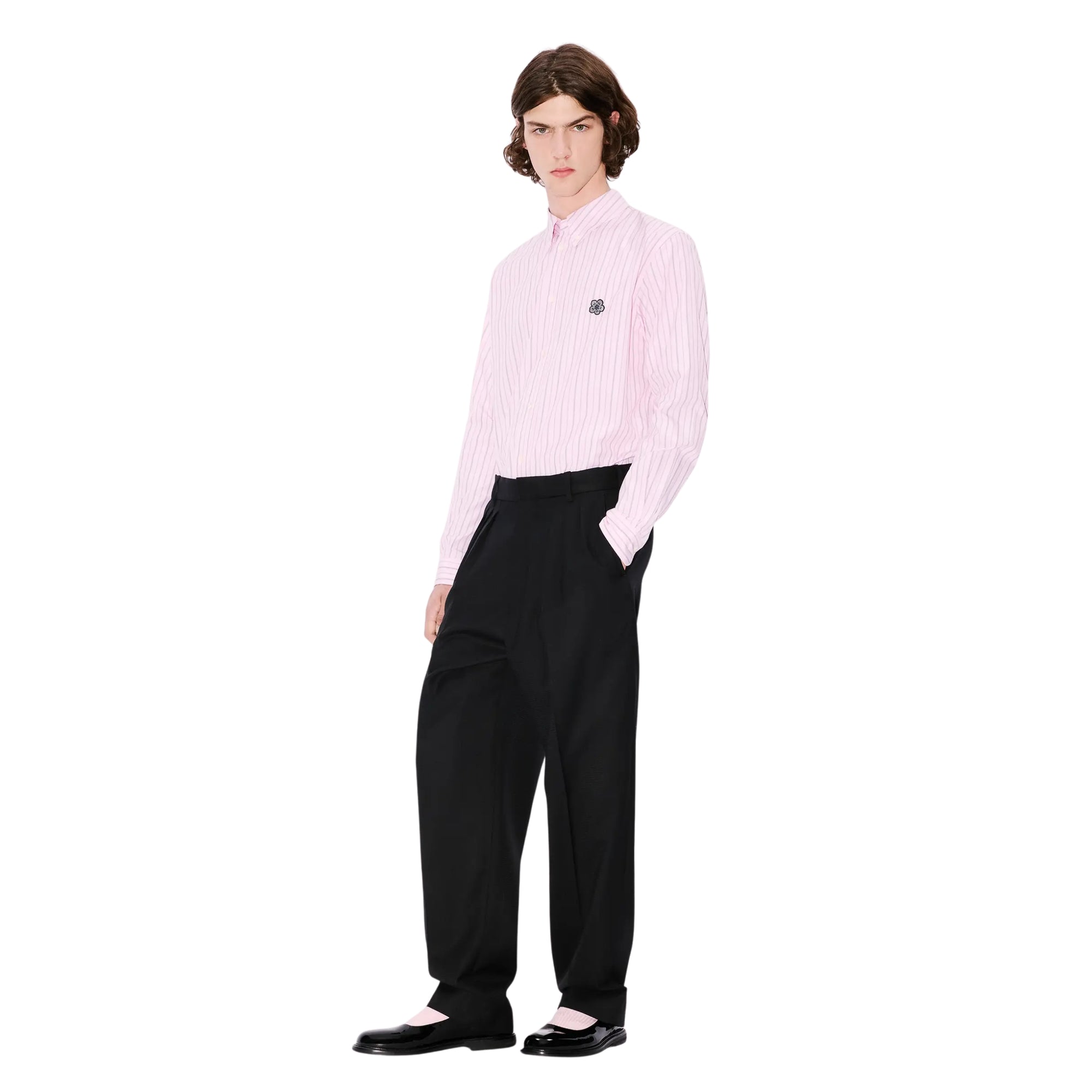 Kenzo Shirt Casual Boke Flower LS Pink-AL Capone Premium