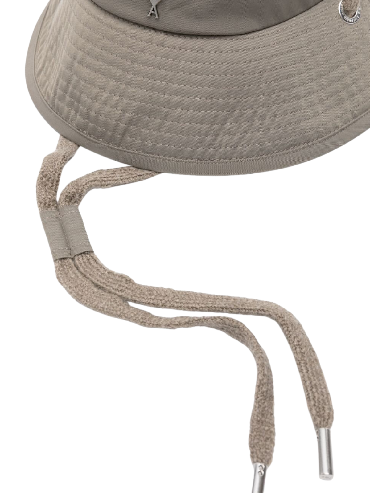 Ami Bucket Hat With String Grey-AL Capone Premium