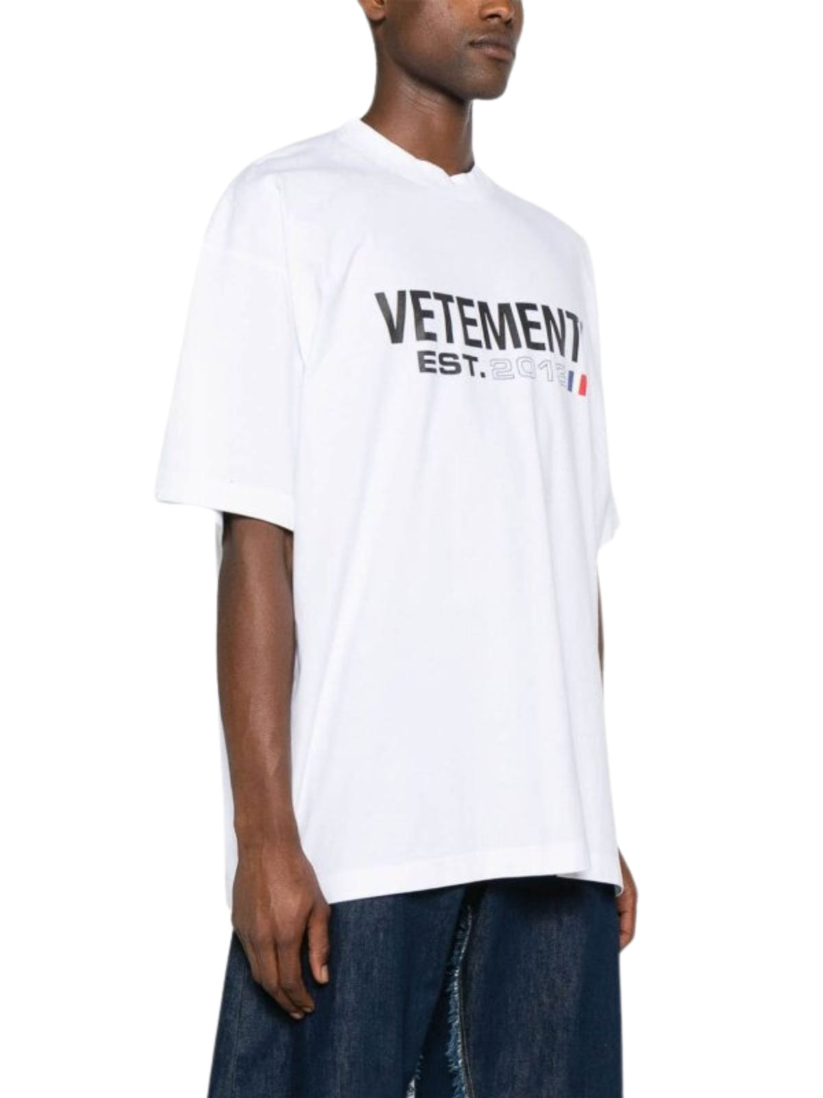 Vetements T-Shirt French White-AL Capone Premium