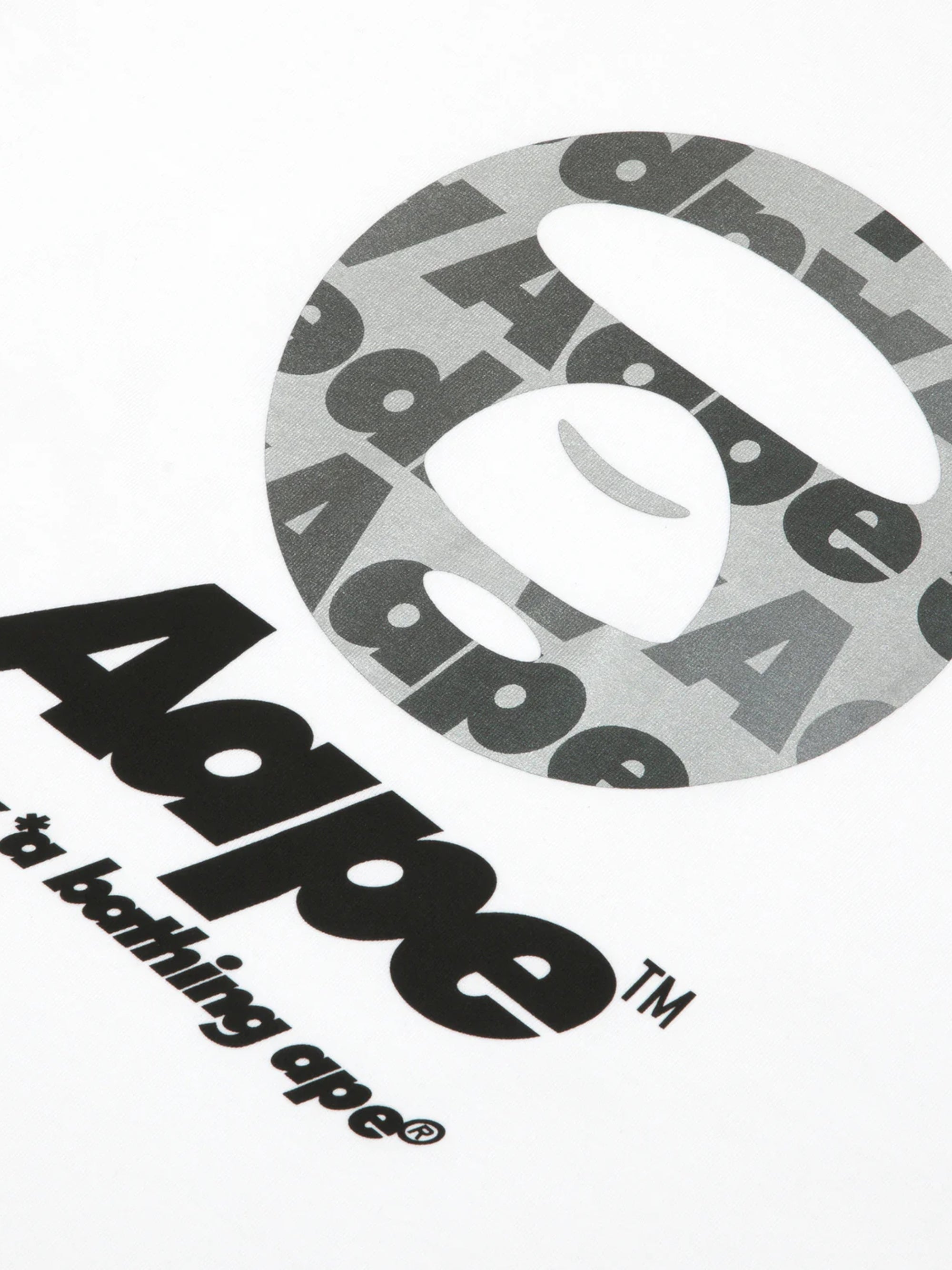 Aape T-Shirt Centre Logo White-AL Capone Premium