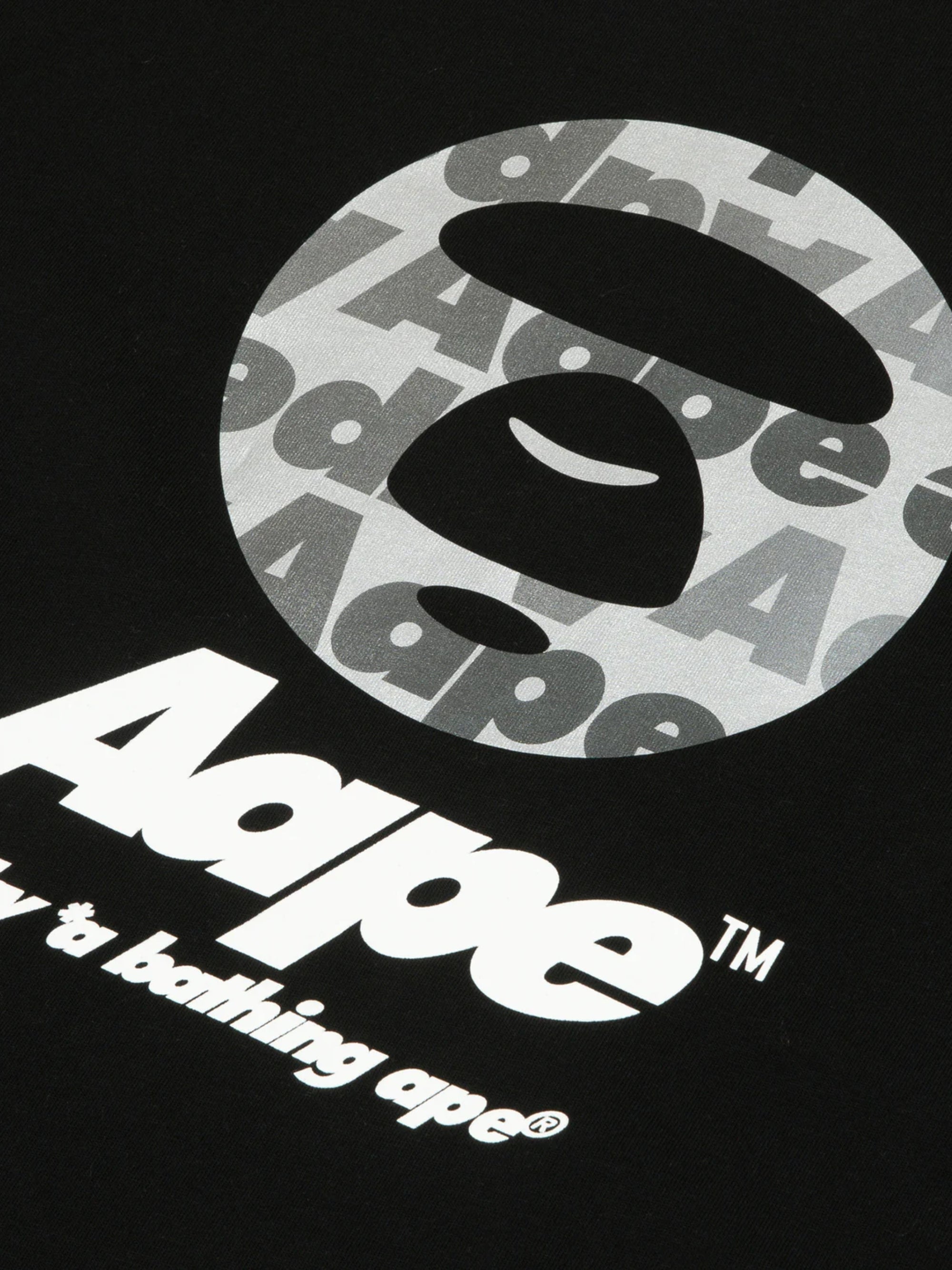 Aape T-Shirt Centre Logo Black-AL Capone Premium