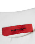 Acupuncture T-Shirt Label White