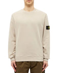 Stone Island Sweater Sleeve Logo Cream-AL Capone Premium