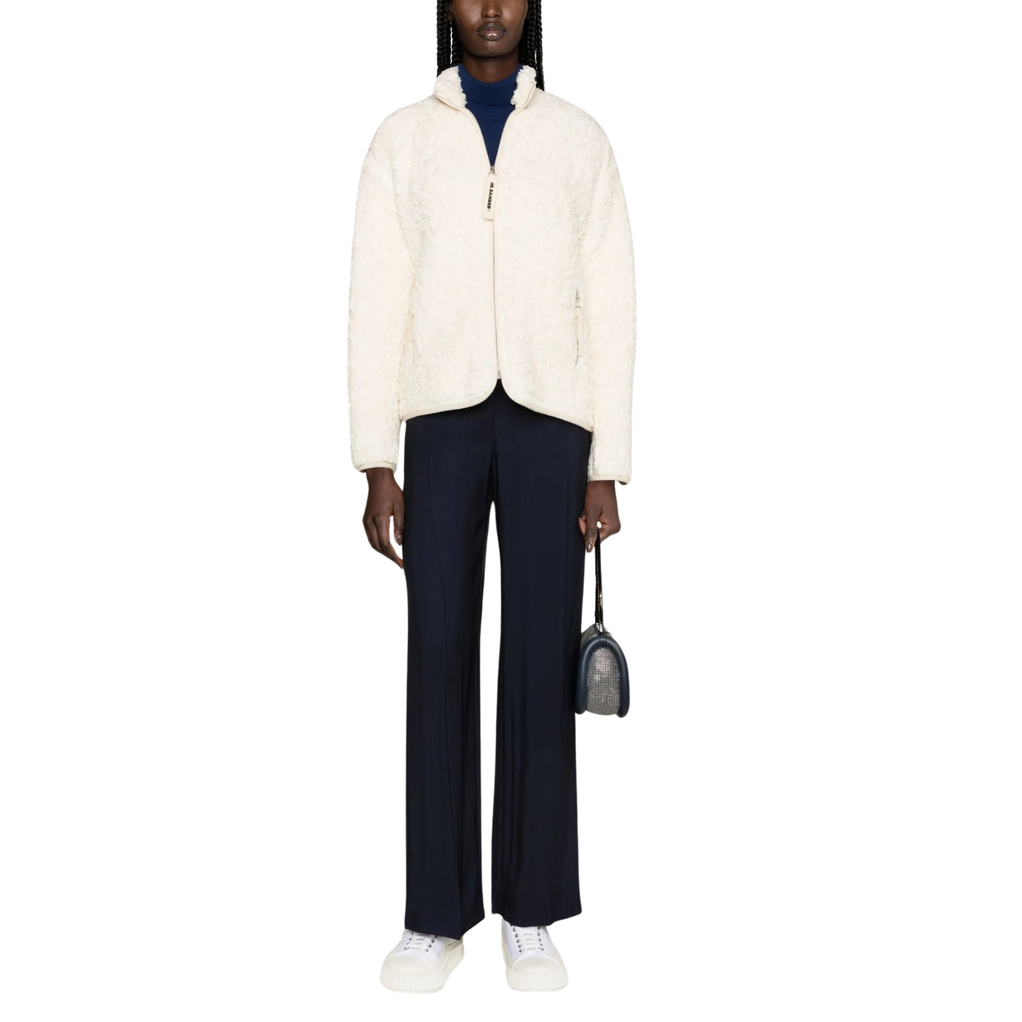 Jil Sander Jacket Zip Down Cream-AL Capone Premium