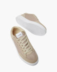 Cleens Sneakers C25 Mesh Suede Lace Beige