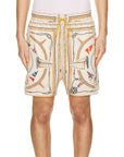 Rhude Shorts Nautica Silk Multi