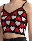Msgm Top Heart Monogram