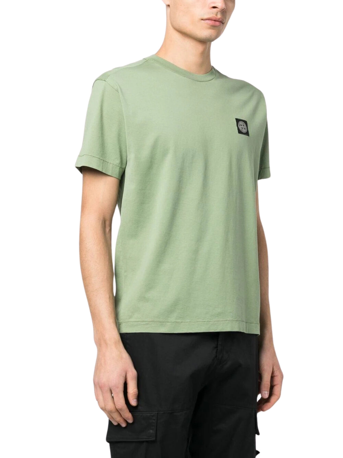 Stone Island T-Shirt Logo Green-AL Capone Premium
