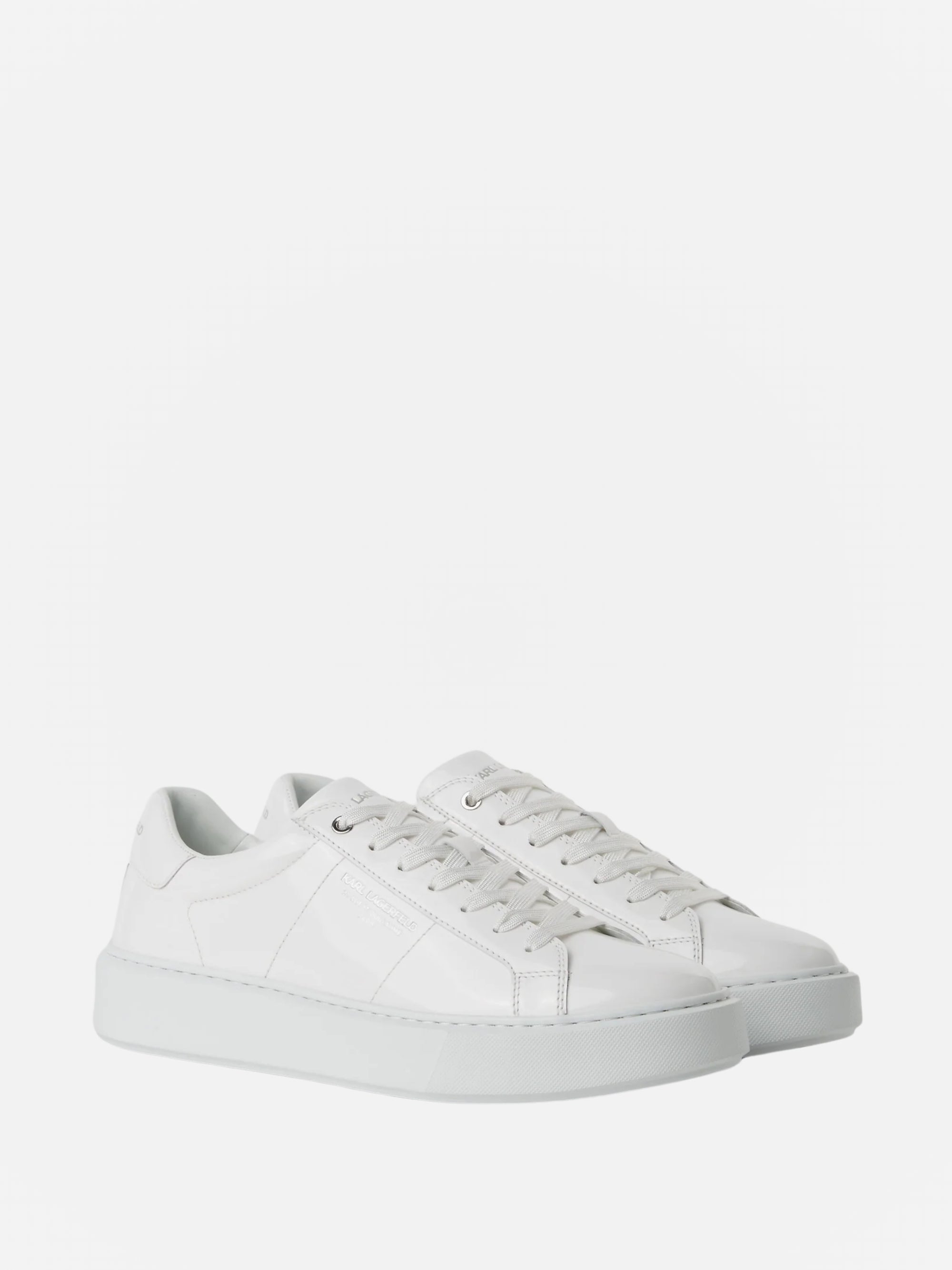 Karl Lagerfeld KL553 Sneaker Maxi Kup RSG Logo Shine White Textured-AL Capone Premium