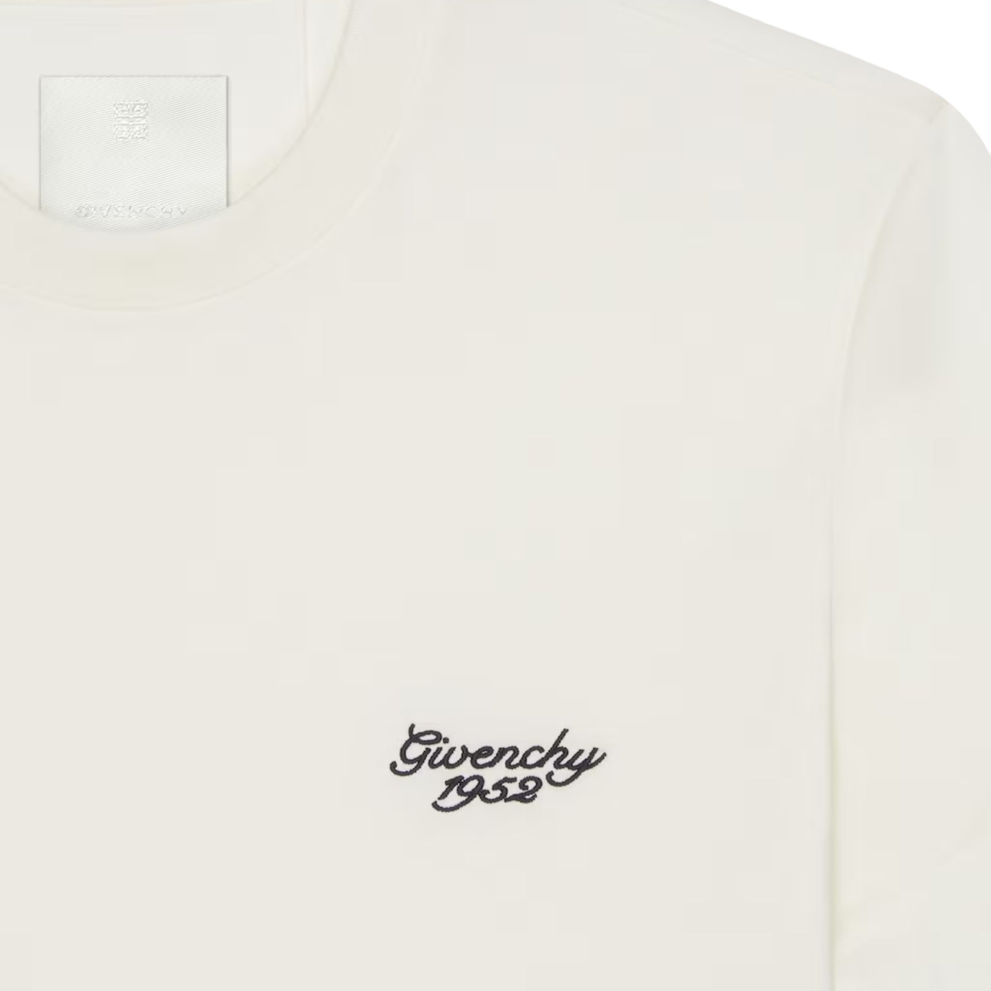 Givenchy T-Shirt Logo 1952 Cream-AL Capone Premium