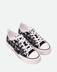 Karl Lagerfeld Sneaker Kll291 Kampus Max Iii Twin Nft Graffiti Lo Black Canvas-White