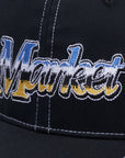Market Cap Reflection Washed Black