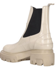 Msgm Boots Ladies Stretch Cream