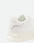 Karl Lagerfeld Sneaker Kl565 Kapri Cushion Emboes Repeat Lo Lace White Leather-Mono