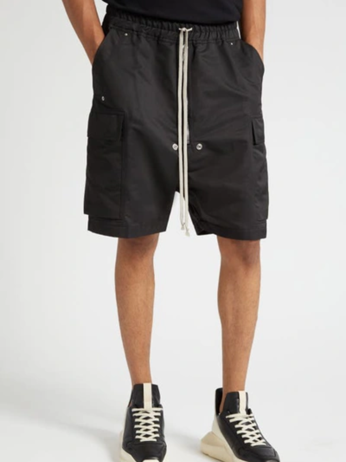 Rick Owens Shorts Cargobela Black AL Capone Premium